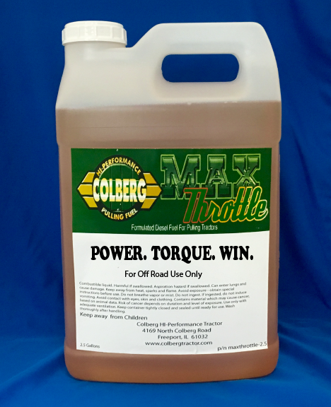 MAX THROTTLE - PULLING FUEL / 5 GALLONS (TWO 2.5 GALLON CONTAINERS)