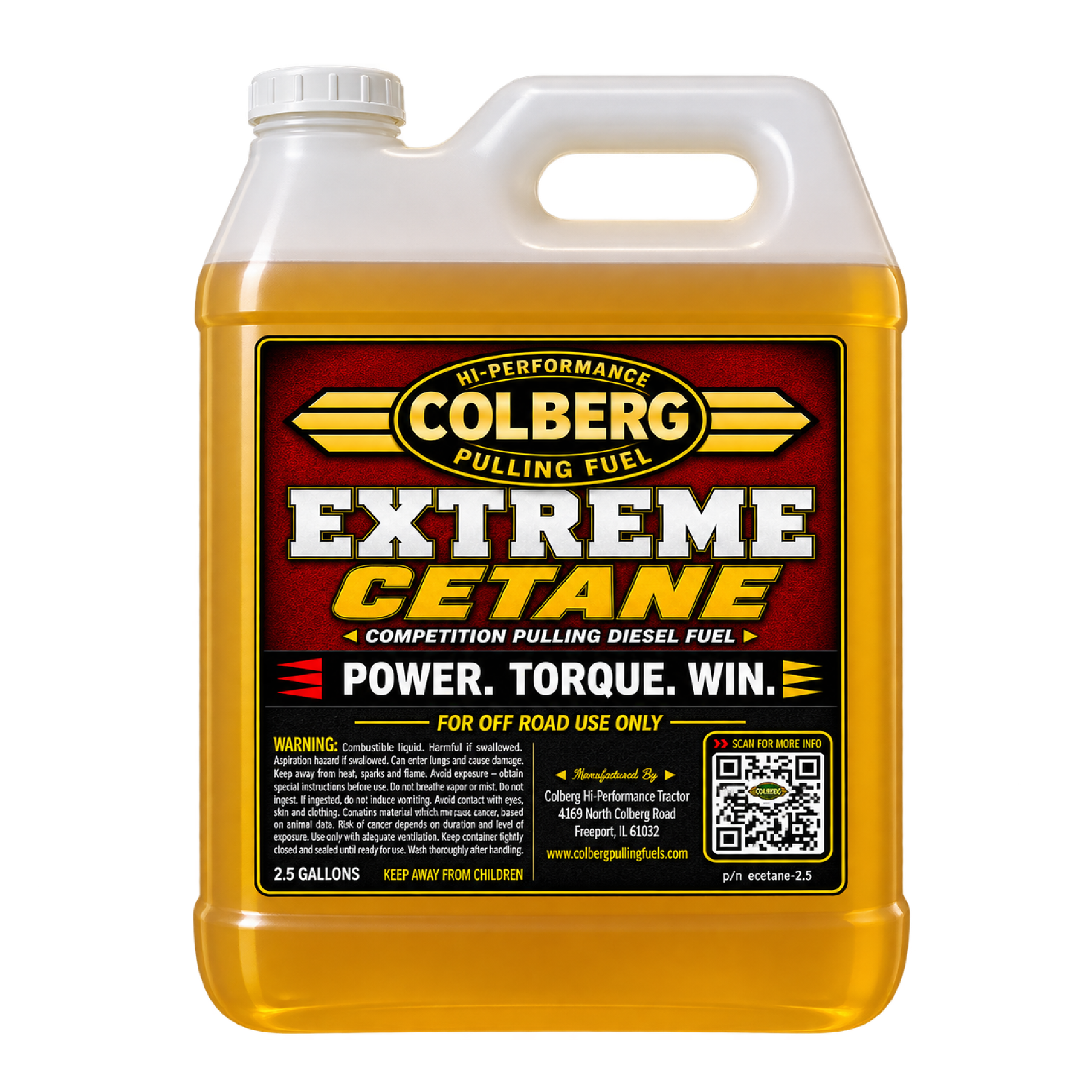 EXTREME CETANE - PULLING FUEL / 5 GALLONS (TWO 2.5 GALLON