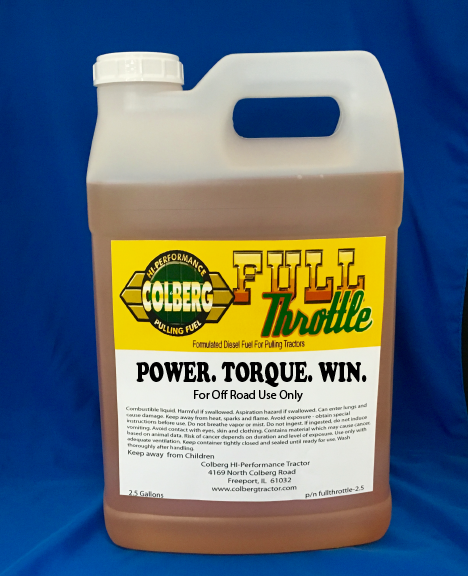 FULL THROTTLE PULLING FUEL / 5 GALLONS (TWO 2.5 GALLON CONTAINERS)