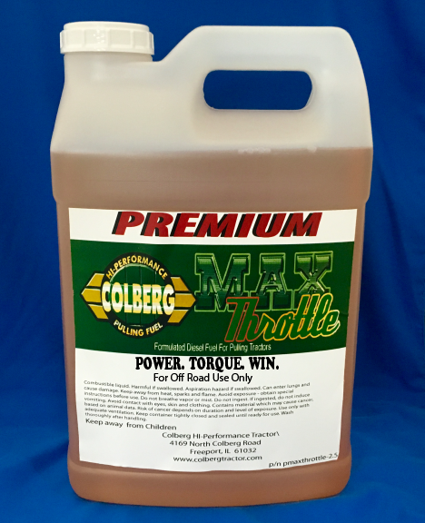 PREMIUM MAX THROTTLE - PULLING FUEL / 5 GALLONS (TWO 2.5 GALLON CONTAINERS)