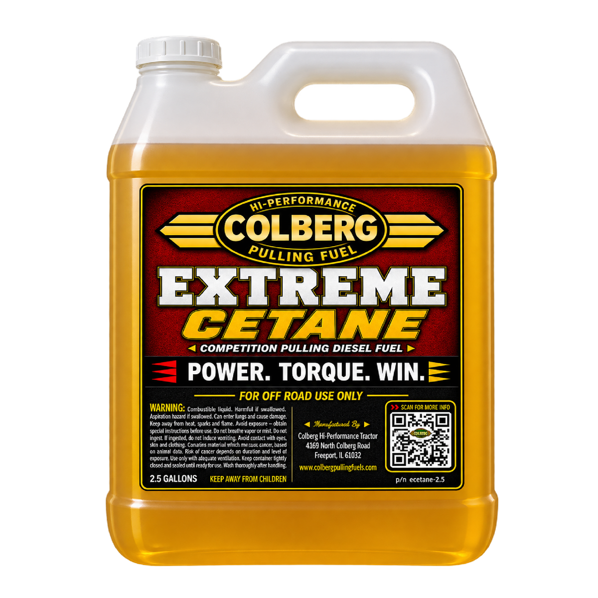 EXTREME CETANE - PULLING FUEL / 5 GALLONS (TWO 2.5 GALLON CONTAINERS)