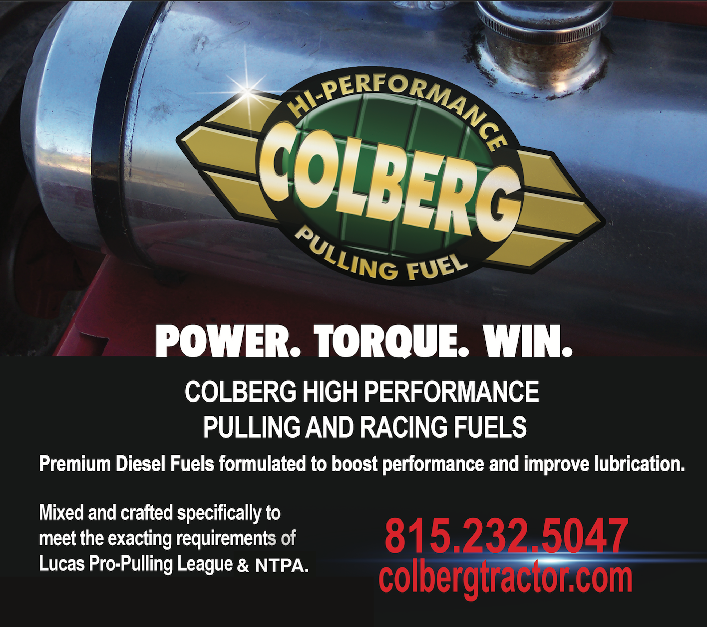 Colberg High Performance Diesel Pulling / Racing Fuels – Colberg ...