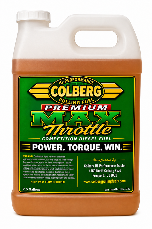 PREMIUM MAX THROTTLE - PULLING FUEL / 5 GALLONS (TWO 2.5 GALLON CONTAINERS)