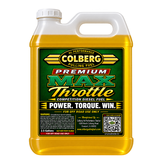 PREMIUM MAX THROTTLE - PULLING FUEL / 5 GALLONS (TWO 2.5 GALLON CONTAINERS)